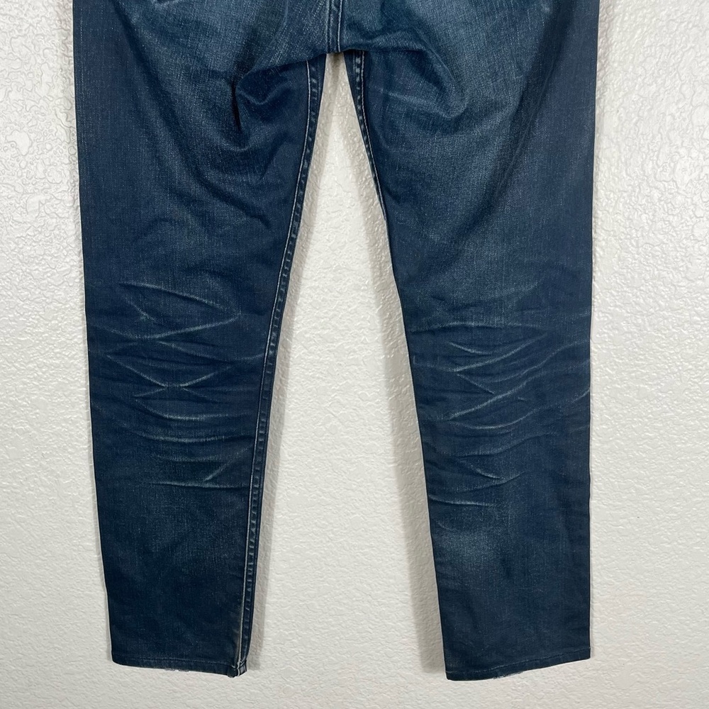 Rag & Bone Standard Issue Fit 2 Coated Navy - Picture 6 of 9